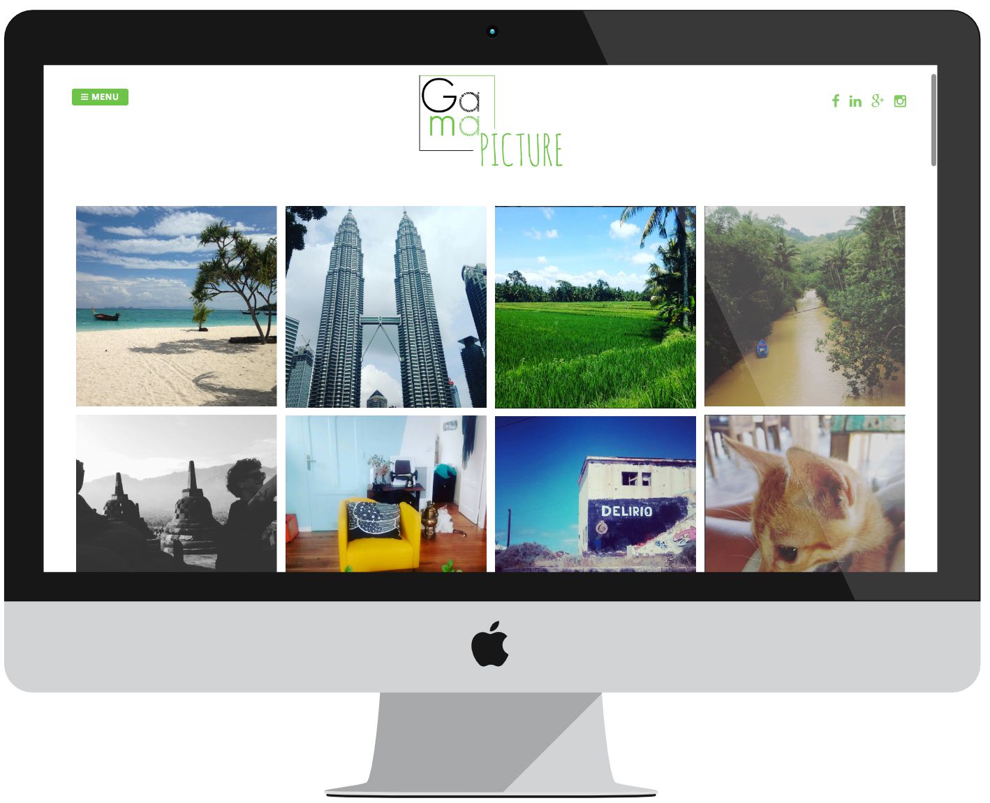 project Gama Pictures - Wordpress - Big Screen