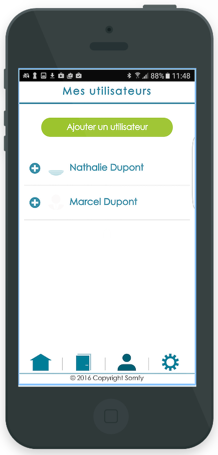 project Opendoors - Android iOS Cordova Ionic - Backend PHP - Screen 2